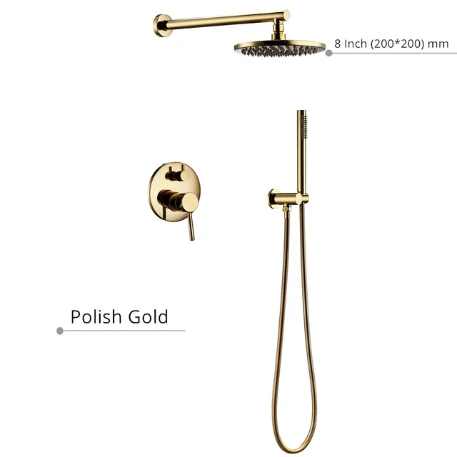 8 Inch Polish Gold