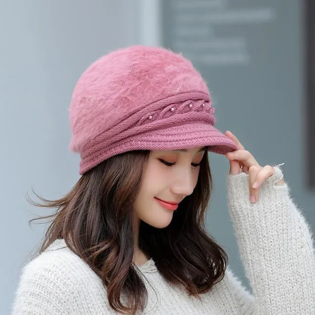 Musim Dingin Topi Rajut Wanita 