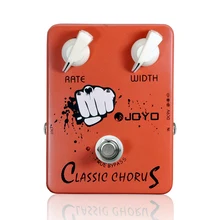 Guitar Effects JOYO Electric Guitar Effect Pedal Parts True Bypass Design Classic Chorus Pedal with Aluminum Alloy Material biyang ch 8 analog chorus electric guitar bass effect pedal true bypass brand new