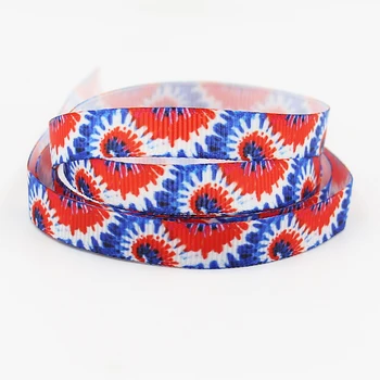 

Q&N ribbon /OEM 3/8inch 9mm 160724001 printed grosgrain ribbon50yds/roll Accessory hairbow headwear DIY decoration