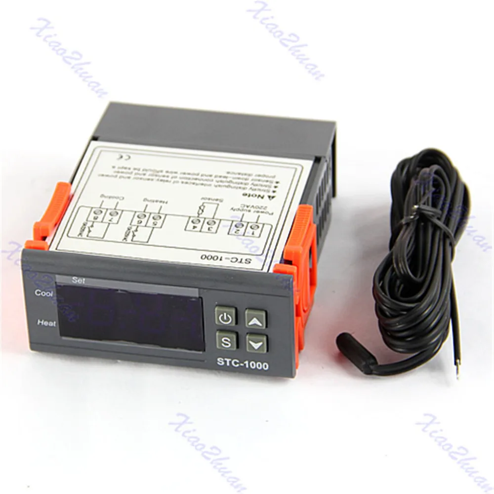 Цифровой регулятор температуры STC-1000 Универсальный 110-220V AC Whit датчик | Инструменты