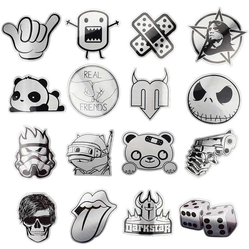 Маленькие картинки наклейки черно белые