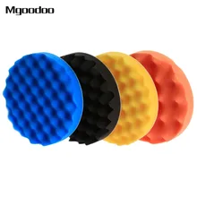 4 шт., 7 дюймов(180 мм) полировочные губки для полировки, набор для полировки автомобиля, мягкая волнистая пена, вафельный коврик для мытья автомобиля, чистящий инструмент