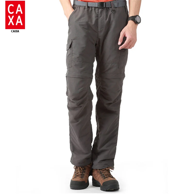 Summer Removable Hiking Pants waterproof Men Outdoor Quick Dry Pants UV