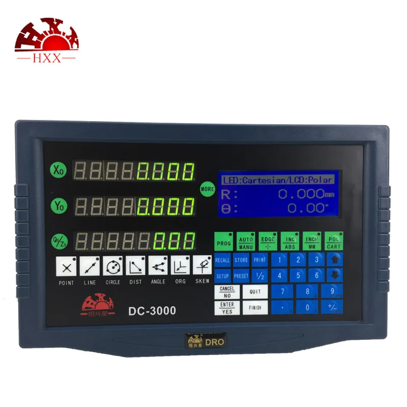 

2019 hxx 3 axis dro kit DC-3000 and 3 pcs 5u 50-1000mm linear scales
