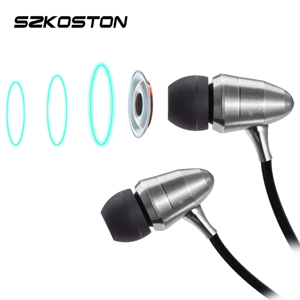 Goede KST HIFI metalen oortelefoon Universele Bullet Zware Bass Koptelefoon 3.5mm In Ear Hoofdtelefoon Headset voor iPhone Samsung Xiaomi MP3 4