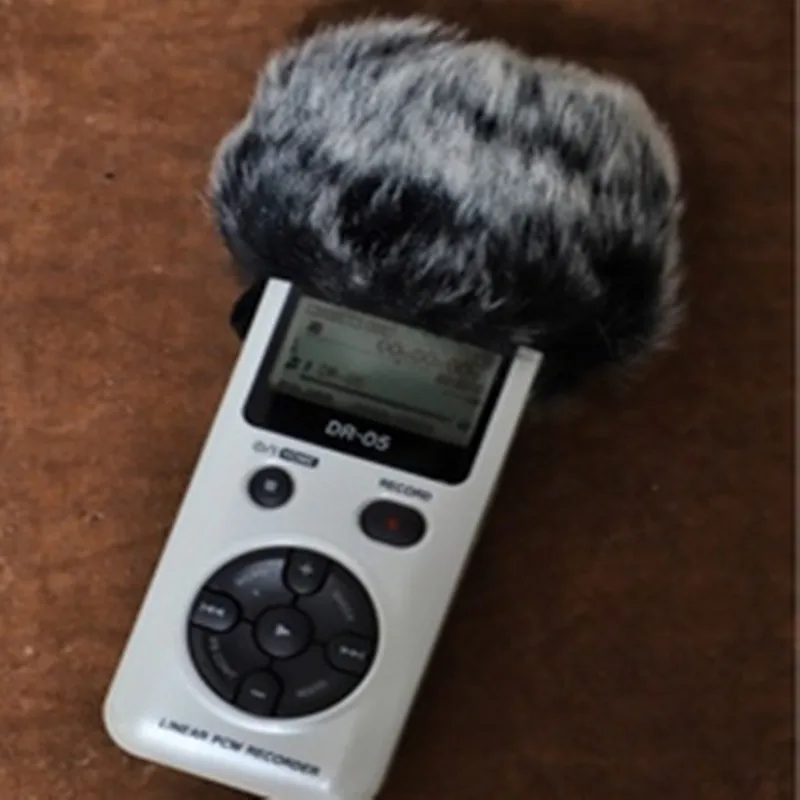 Синий Mantis Deat cat открытый искусственный мех ветровая муфта лобовое стекло для TASCAM DR05 DR22 ветровой глушитель ветрового стекла для DR05 DR22