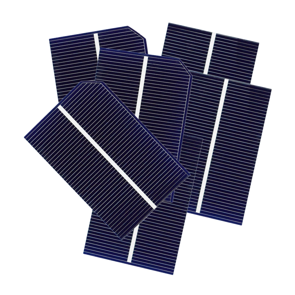 100 шт 78*52 мм солнечная панель Китай Painel солнечная для DIY Солнечная батарея фотогальваническая монокристаллическая панель DIY Солнечное зарядное устройство