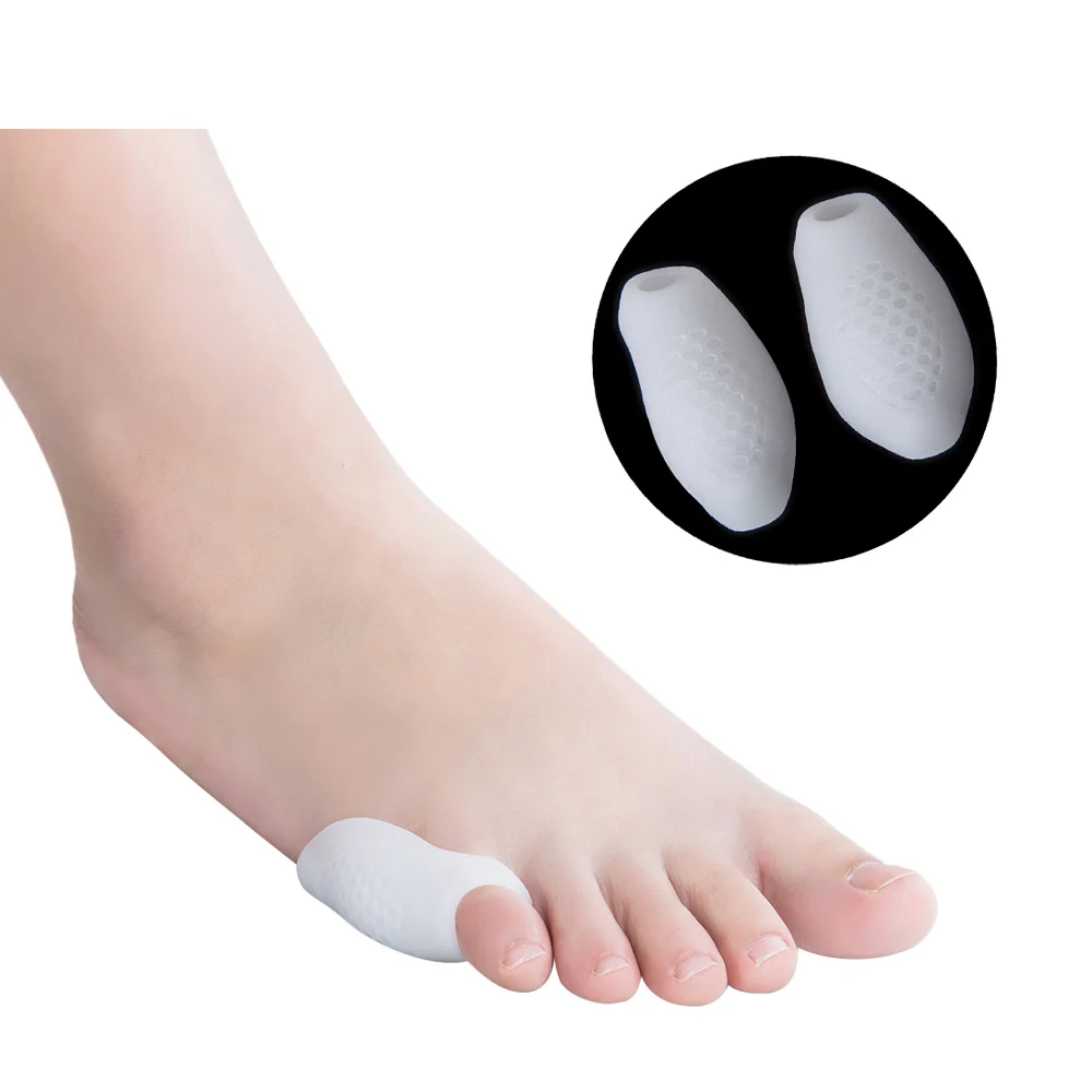 

2PCS Gel Foot Care Tool Bunion Corrector Bone Small Toe Protector Hallux Valgus Straightener Toe Spreader Pedicure