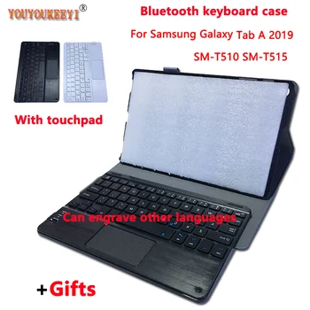 

Original Wireless Bluetooth Keyboard Case for Samsung Galaxy Tab A 2019 SM-T510 SM-T515 Portable Tablet keyboard With touchpad