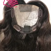 Лучшие европейские девственные волосы Кошерные волосы Топпер не парик, необработанные еврейские волосы kippah падение Топпер