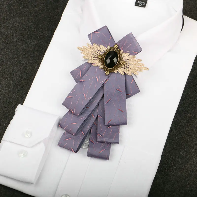 Марка 2018 Мода Дизайн Для мужчин формальные Бизнес Свадебная вечеринка воротник носить галстук лук Галстуки Новый Жених полиэстер со