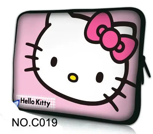 Pink Print Laptop Sleeve Notebook Bag Tablet Case For 10.1 12 13.3 14\