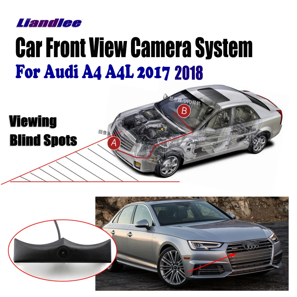 Автомобильная камера переднего вида для Audi A4 A4L B8 B9 2017 2018 не подходит B5 B6 B7 HD CCD