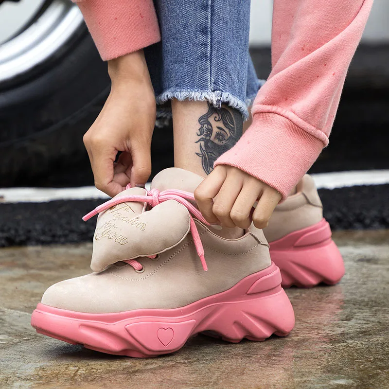 MSSTOR New Arrivals Women's Running Shoes Plus Size 35-42 Sport Shoes Woman Brand Height Increasing Ladies Female Girl Sneakers