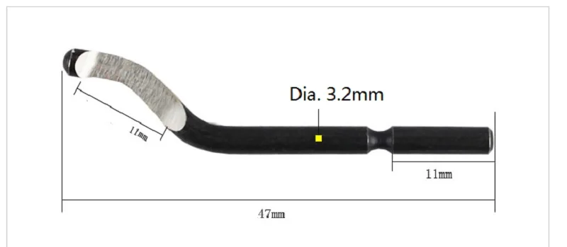 Новый 1 шт. NB1000 Burr ручка с 10 шт. лезвия в виде ручки для снятия заусенцев инструмента обрезки инструмент для Пластик/алюминий/медь