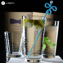 Утолщенной термостойкого волнистая стеклянная Прочный Мульти-Размер коленом чашка, сок «Холодное сердце» карагана