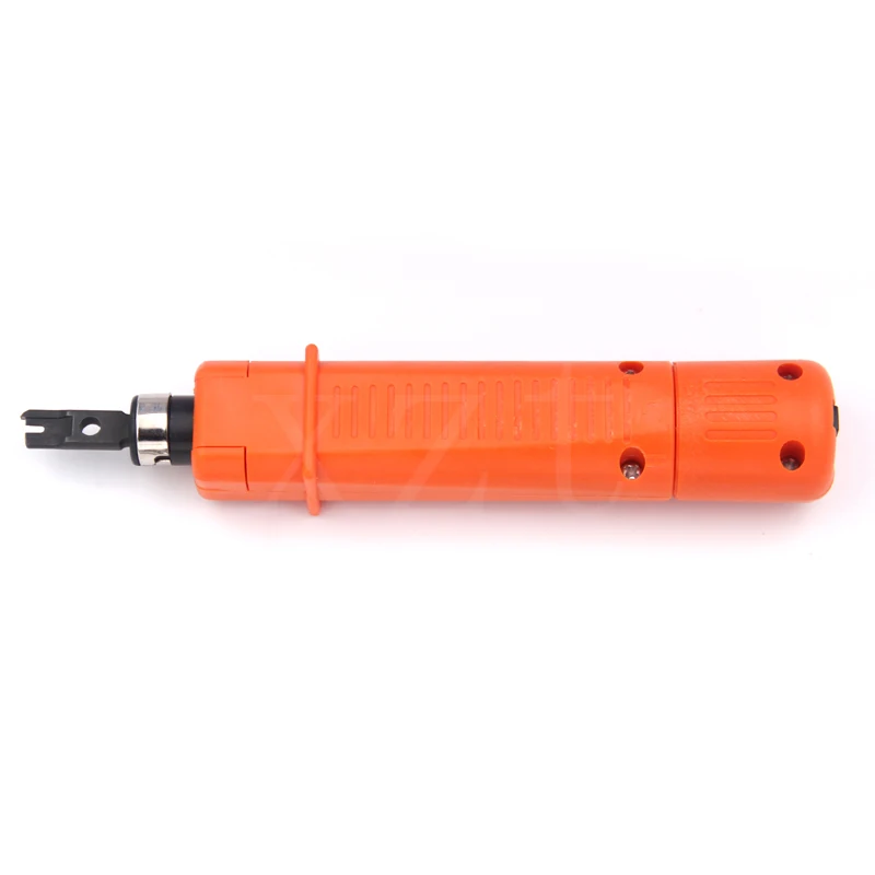 

Professional 1pcs Network RJ45 RJ11 Cable Crimper Wire Cut Off Impact Punch Down Tool Impact Punch Down Insert Cut Cable