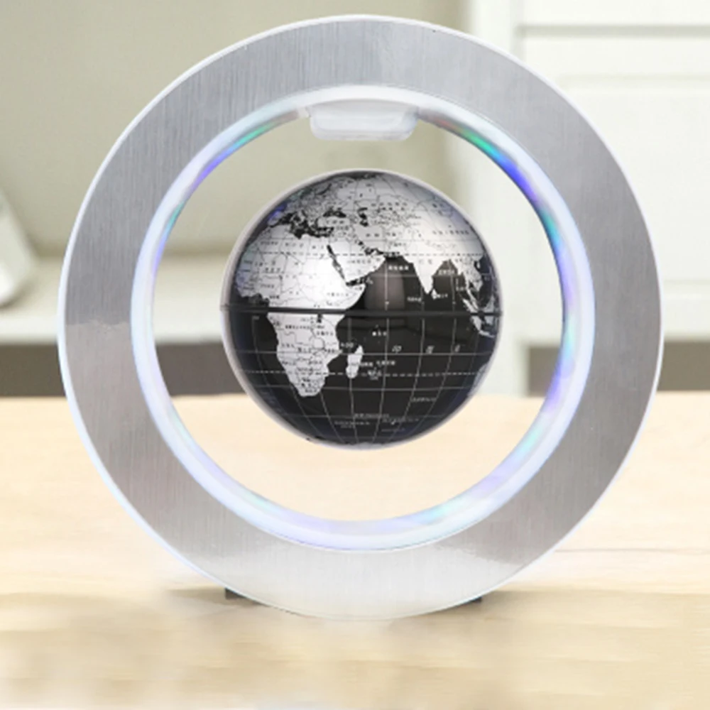 6 ''географический мир глобус Магнитный Плавающий LED левитирующий вращающийся
