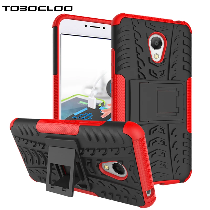 TOBOCLOO Cases for Meizu M3 Mini M3s M 3 3S 5.0 inch Note Note5 Heavy Duty Hard PC + Soft Silicone Stand Slim Phone Case Cover |