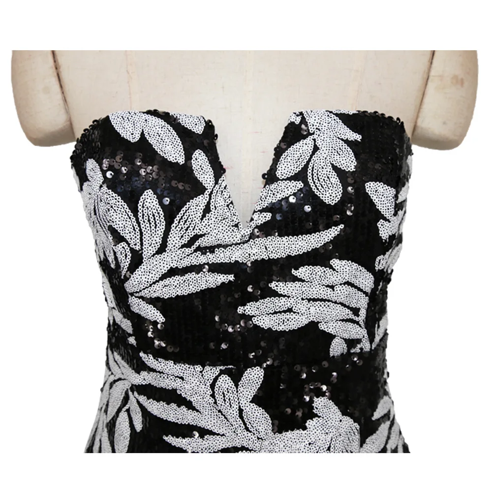 bandeau sequin dress 2175 (21)