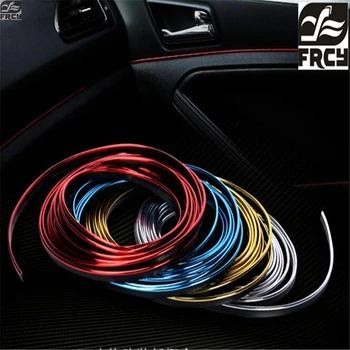 

Gift tool Car-Styling Interior Decoration Thread Car Sticker Car Styling Insert Type Air Outlet Dashboard Decoration Strip
