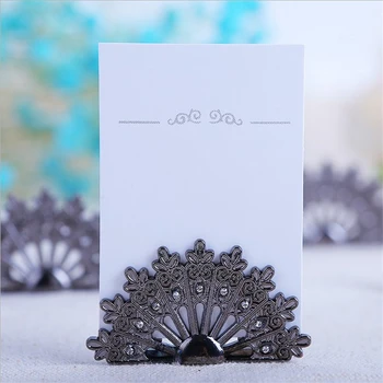 

Casamento Vintage Peacock Place Card Holder Wedding Party Decoration Wedding Centerpieces Decoracao Table Decoration