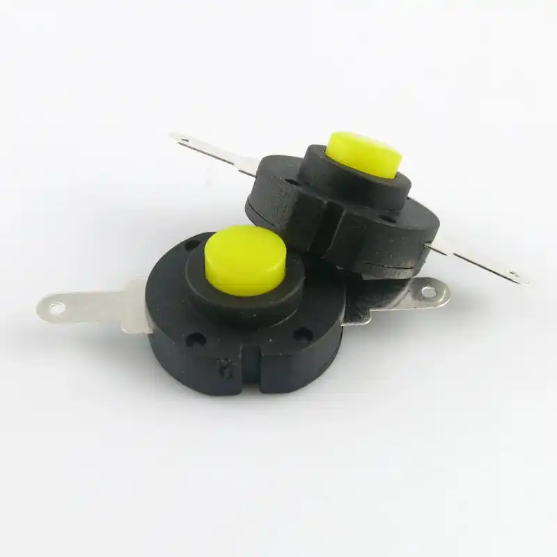 10x懐中電灯スイッチセルフロックラウンドプッシュボタンスイッチdiyの材料キットエレクトロニクス回路モデルおもちゃのアクセサリーオフ Aliexpress