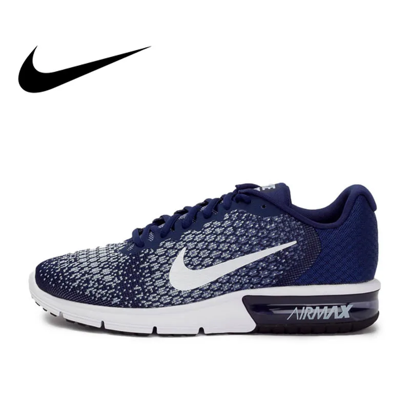 

Original Authentic NIKE Breathable AIR MAX SEQUENT 2 Men's Running Shoes Sneakers Outdoor Walking Jogging Comfortable Durable