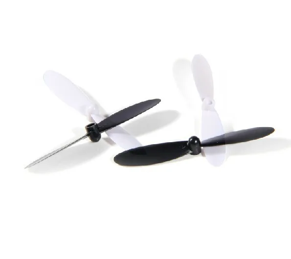 Набор пропеллеров F08517 для Hubsan H107 d/H107 l/H107 C + Quadrocopter RC Aircraft цвет черный и белый|set