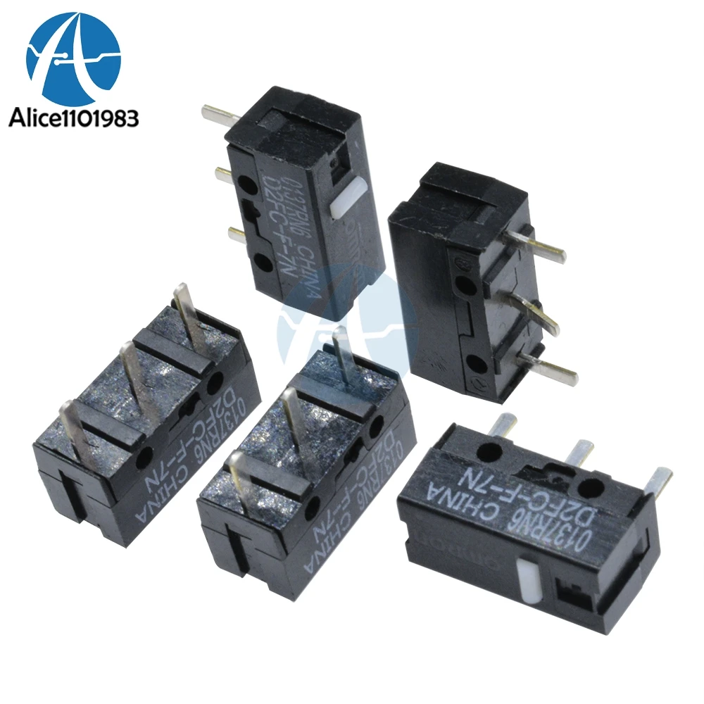 

10PCS Omron Micro Switch Microswitch D2FC-F-7N For Mouse Button Fretting D2F-J Microswitch