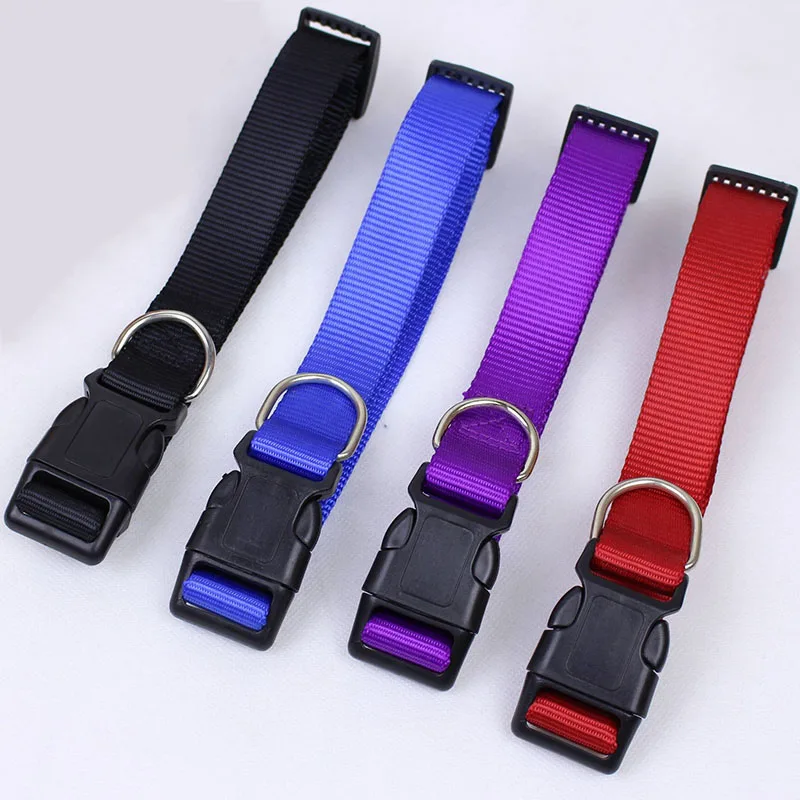 Nylon bing Dog Collar For Small Medium Large Dogs Cheap Pet Puppy