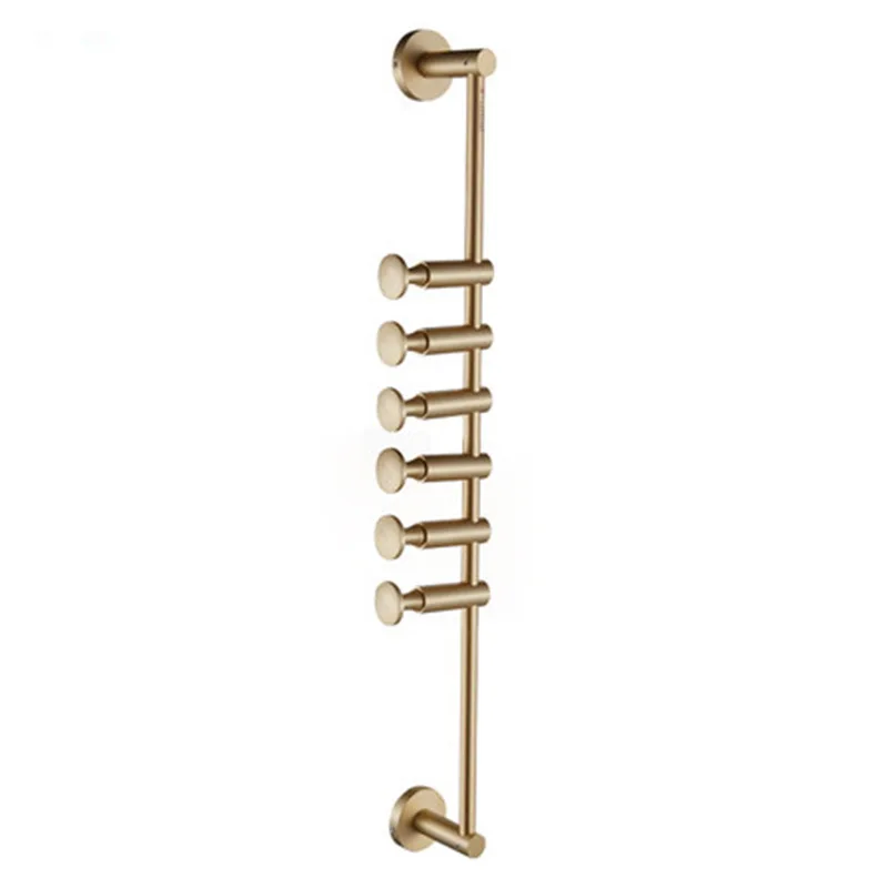 60cm Brass Cloth Hanger North European Wall Hook Bedroom Storage Cloth Holder Free Shipping - 33050932628