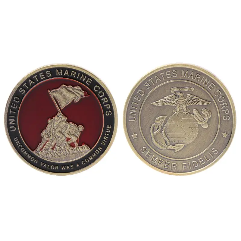 24 стиля армейский десантный морской пехотинец корпус да нет любви Lucky Chicago Police памятная монета сувенир вызов коллекционные монеты