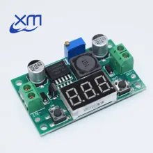 Cheap LM2596S LM2596 DC 4.0~40 to 1.3-37V Adjustable Step-Down Power Module + LED Voltmeter DC-DC module
