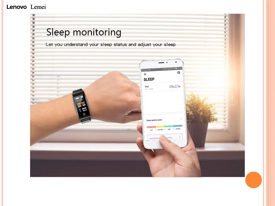 Lenovo Lemei RHB01 смарт-браслет водонепроницаемый монитор сердечного ритма умный Браслет спортивный трекер напоминание звонящего