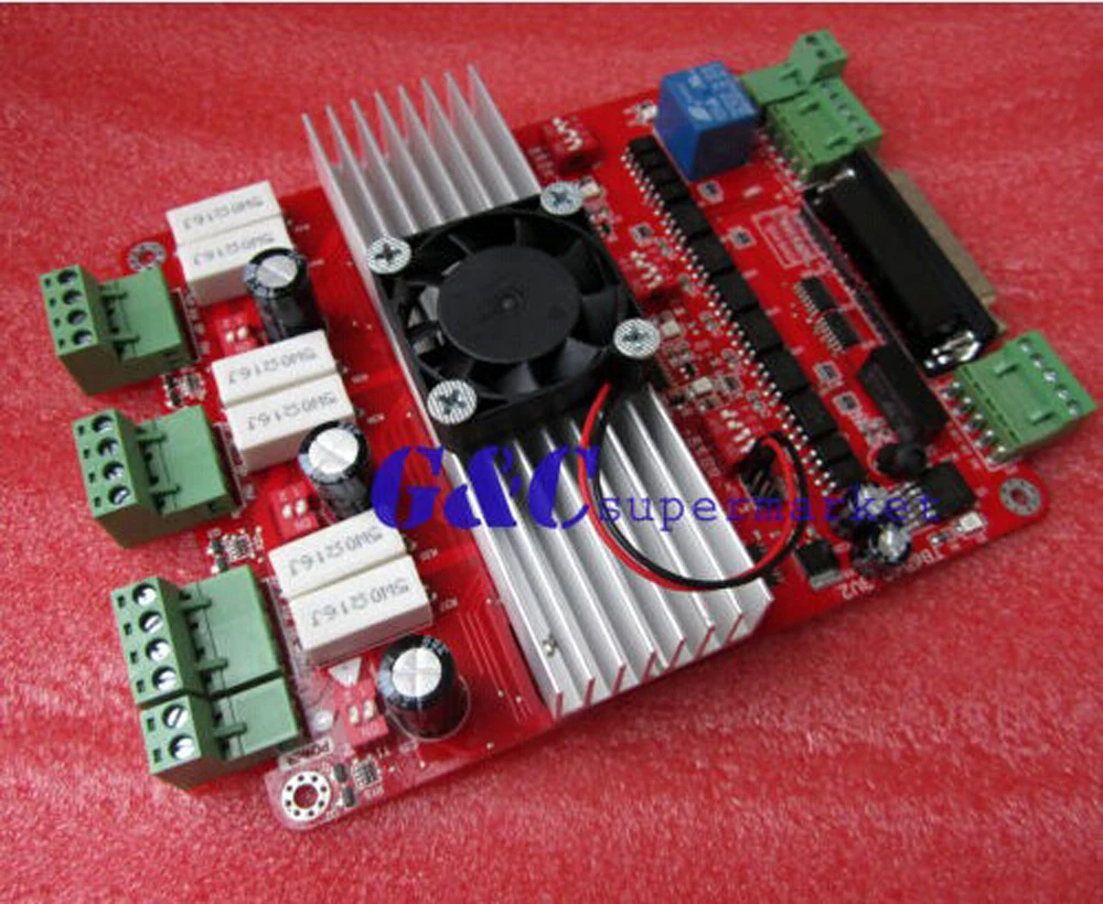 

SainSmart CNC 3 Axis TB6560 Stepper Motor Board Controlle+Parallel Cab