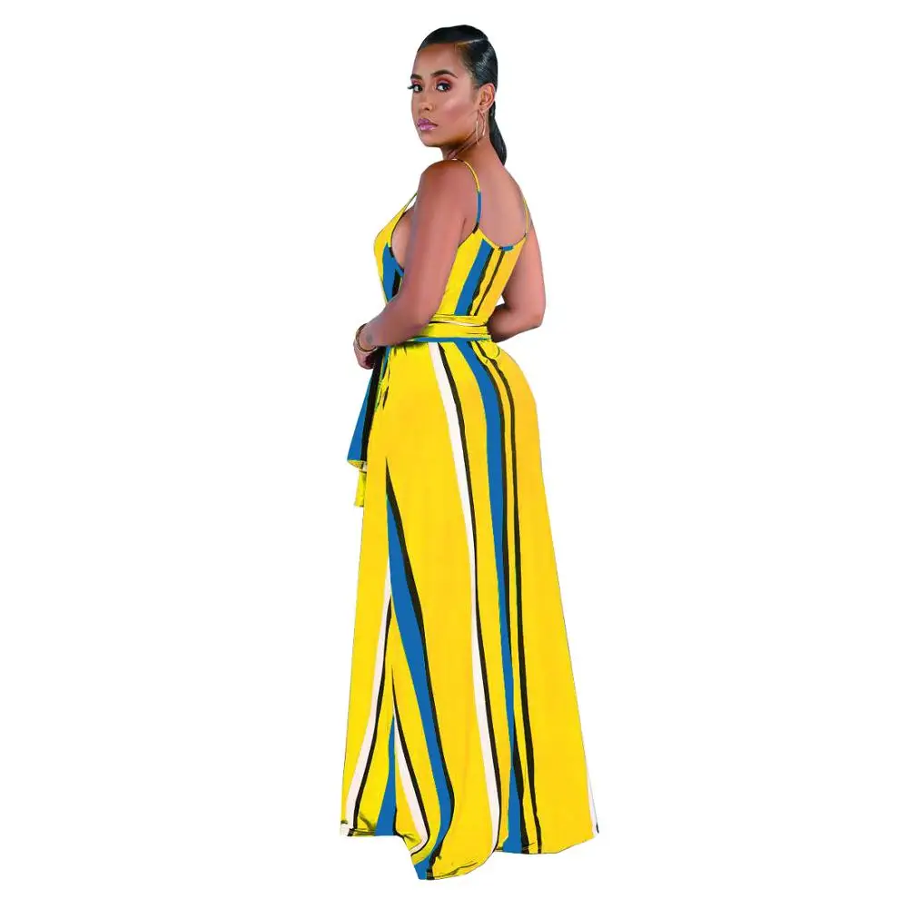 Joiekuno полосатая повязка Летняя мода для вечеринок Vestidos леди 2019 Bodycon Сексуальная