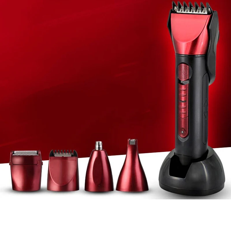 2016 5 in 1 Rechargeable Electric Shaver Hair Clipper Nose Trimmer