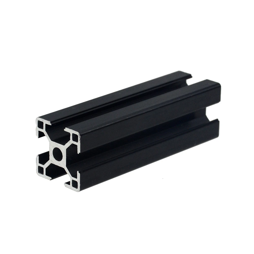 Black 3030 aluminum extrusion profile european standard length 1000mm wall  thickness 1.8mm aluminum profile workbench 1pcs