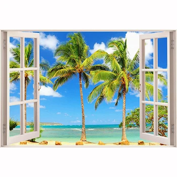 

Full Drill Diamond 5D DIY Diamond Painting "Beautiful Summer Beach" Diamond Embroidery Cross Stitch Rhinestone Mosaic Painting
