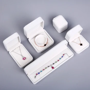 

6 Color Jewelry Storage Box Pendant Ring Earring Necklace Bracelet Ear Stud Bracelet Long Chain Storage Household Storage Items
