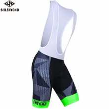3D гель площадку дышащий верхняя одежда Дорожный велосипед Велоспорт Спорт легкий комбинезон штаны узор анти-пот Велоспорт нагрудник шорты