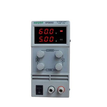 

Mini Switching DC Power Supply KPS605D 60V 5A Single Channel Adjustable SMPS Digital 0.1V 0.01A DHL FedEx etc. Free Shipping