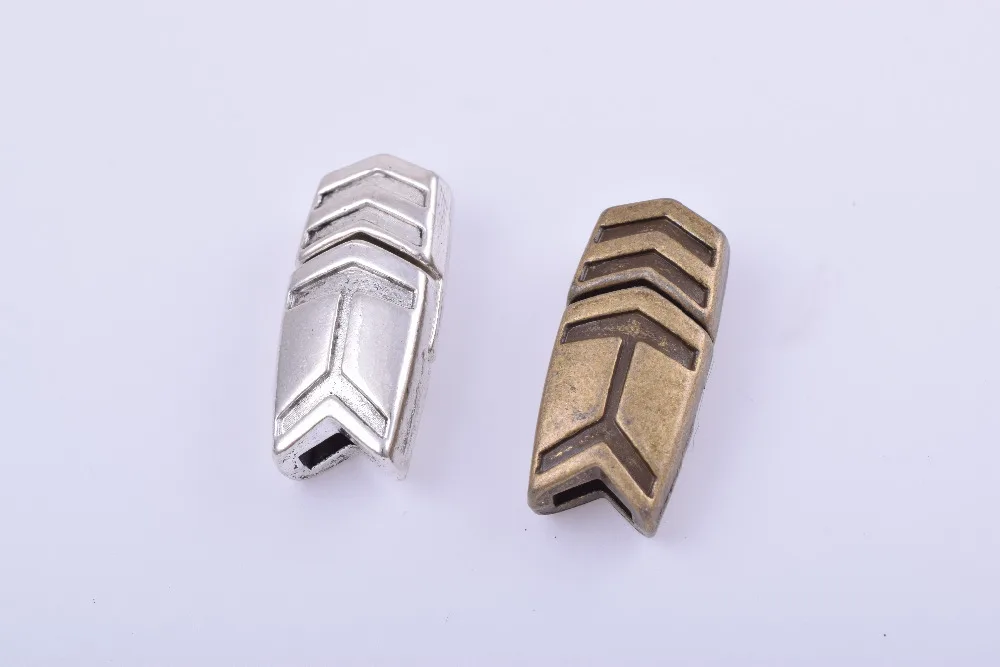 

KONMAY 10 Sets 5.0x2.0mm Fish Shaped Flat Magnetic Clasp DIY handcraft for Leather Bracelet Making Jewelry Findings-CLP1308