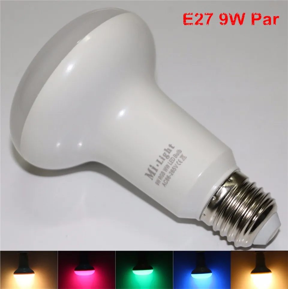 Mi Light Dimmable 110 V/220 V CW/WW/RGBW/RGBWW E27 E14 GU10 4 Вт 5 Вт 6 Вт 8 Вт 9 Вт умный светодиодный светодиодные лампы освещения