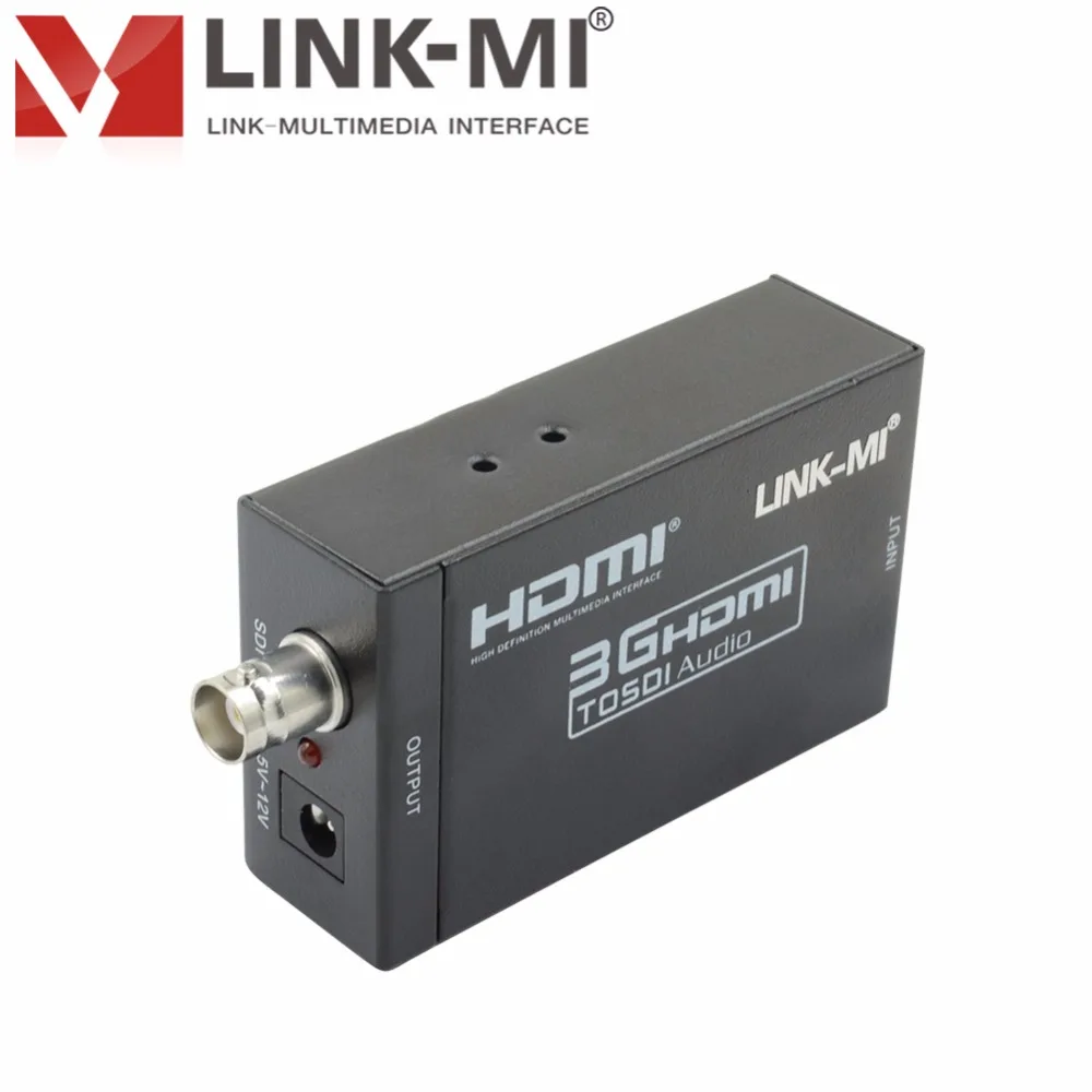 

LINK-MI HSD1S Mini 3G HDMI to SDI Converter Adapter HD To BNC SDI/HD-SDI/3G-SDI 1080P Multimedia HD Video Converter 100meters