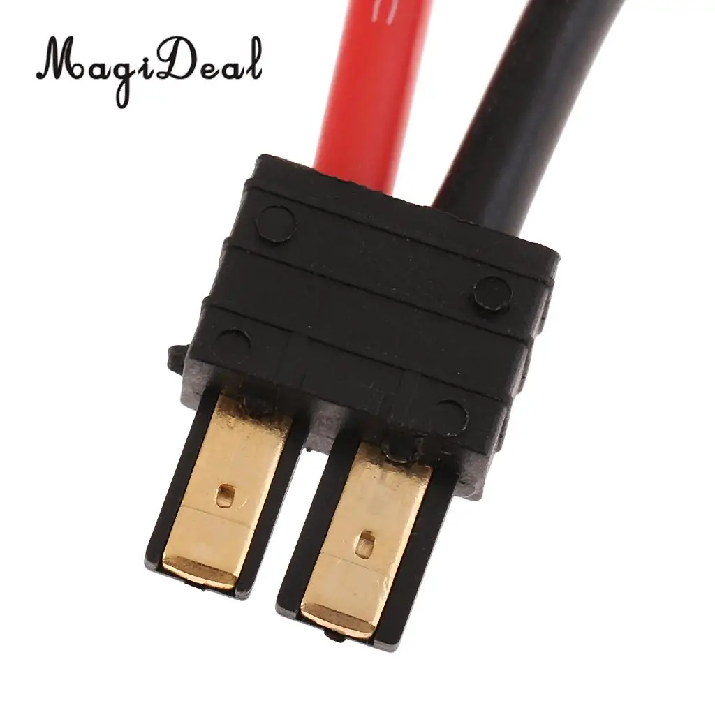 MagiDeal 2 Male 1 Female Connector RC Vehicles Model Car Lipo Battery Adapter Wire Harness for Traxxas   Series Car Parts