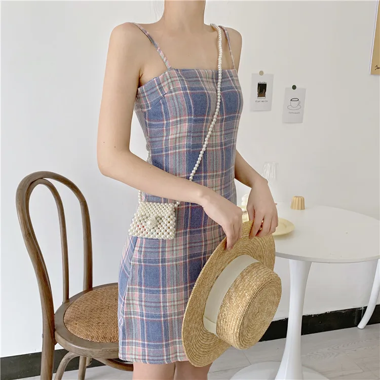 2020 Summer dress robe ropa mujer vintage clothes sexy bf Rainbow Suspenders Harajuku dropshipping top vegan korean casual Mini
