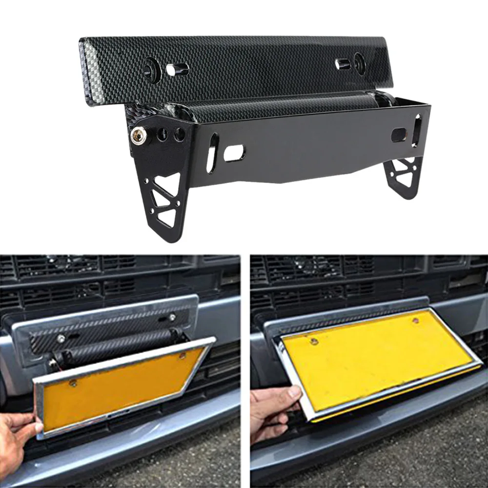 Car Style Lp1003 Car License Plate Frame Holder Carbon Fiber